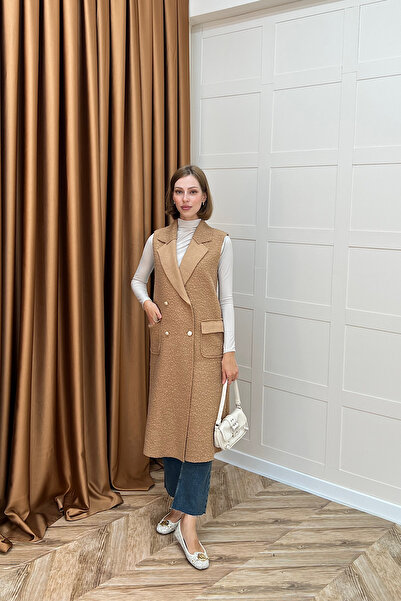 Stilife Cerry Довгий жилет Візон