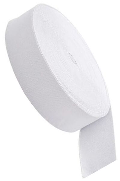SERRADARDOKUMA 4 cm x 25 Metre Beyaz Geniş Yassı Lastik – Bel, Paça, Don Lastiği