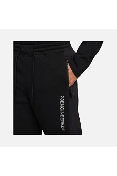 Nike Jordan 23 Engineered Statement Fleece Men's Black Sweatpants - Slim Fit with Fleece Lining and Thick Fabric