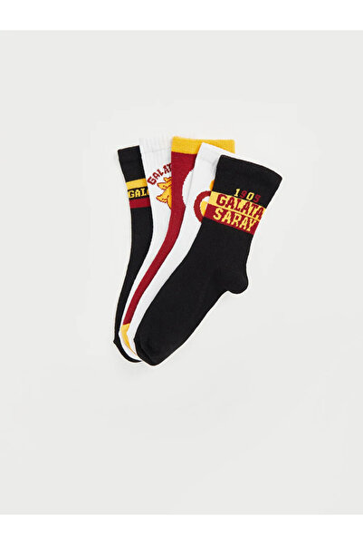 LC Waikiki Galatasaray Desenli Erkek Çocuk Soket Çorap 5'li