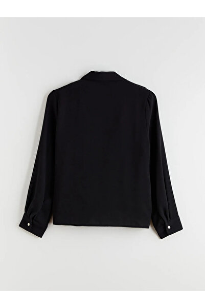 LC Waikiki Double Breasted Blouse with Binding Detail