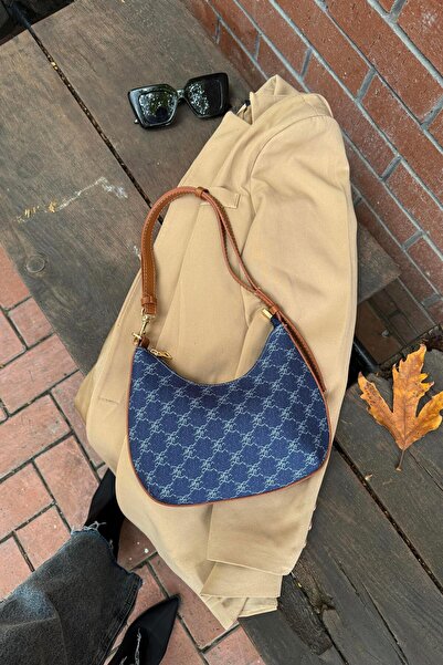 La La'Graccio Paris حقيبة كتف نسائية من لاجراكيو باريس باللون الأزرق الداكن