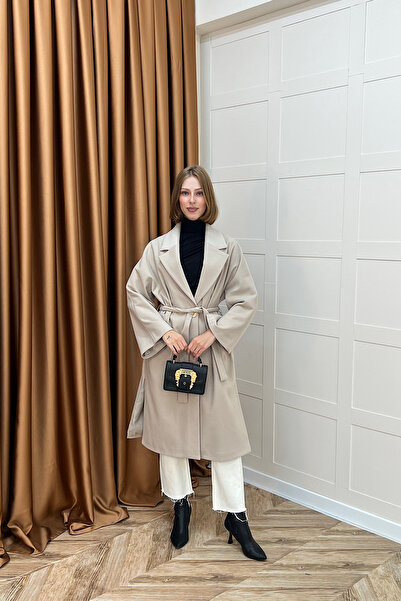 Stilife Πέτρα για παλτό με ζώνη από ύφασμα Star Premium