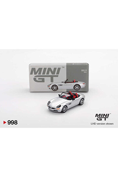 mini gt 1:64 BMW Z8 Silver Diecast Metal Model Araba Koleksiyonluk MGT00998