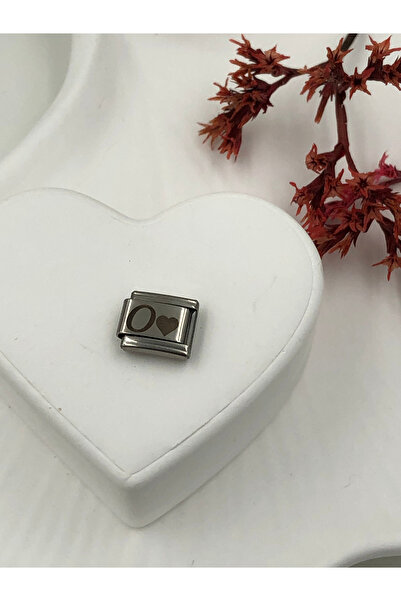 fmaccesories O Harfli Paslanmaz Çelik Italyan Charm Bileklik Kişiselleştirme ...