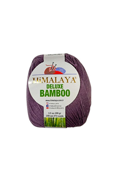 Himalaya Deluxe Bamboo Bambu Pamuk %60/40 İnce El Örgü İpliği 100 g / 250 m 124-35