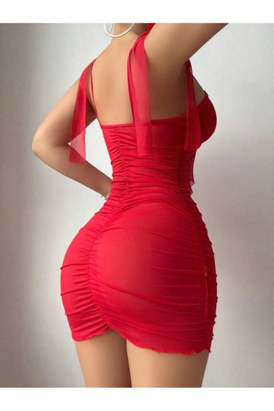 BALDOMERO Special Design Women's Bow Detailed Fancy Costume Socks Nightgown with Gift