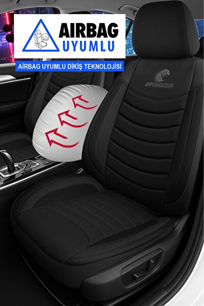 GM-DESIGN Panther Series Linen Fabric Car Seat Cover-(Volkswagen Bora-Golf-Jetta-Polo Compatible)