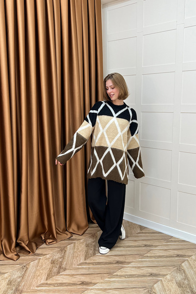 Stilife Лонс Трико Казак Кафяв