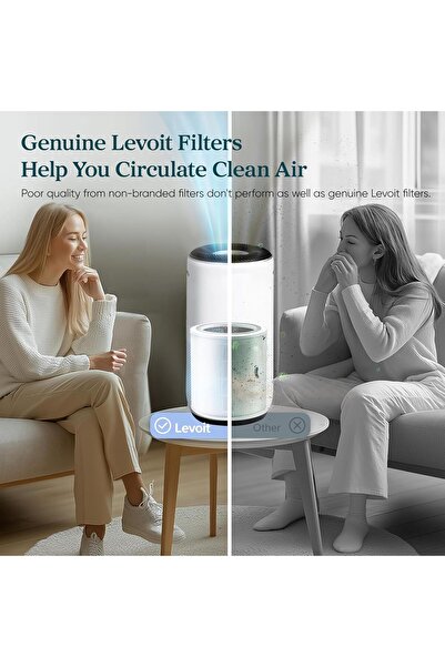 Levoit فلتر تنقية الهواء البديل Core 400S-RF، أبيض