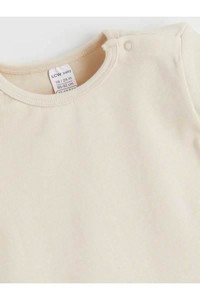 LC Waikiki Crew Neck Baby Boy Snap Bodysuit 3-Piece