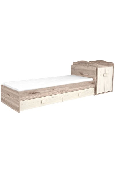 Hubners Sofia Maxi Kombi wooden convertible cot with 2 drawers 120x70 cm cream sand