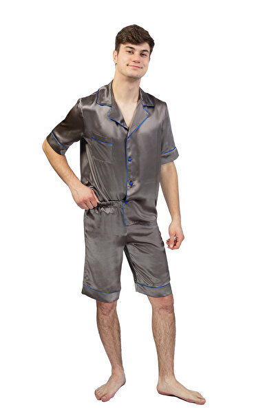 Katerinna Men's short pajamas made of 100% natural mulberry silk -19 momme 6A