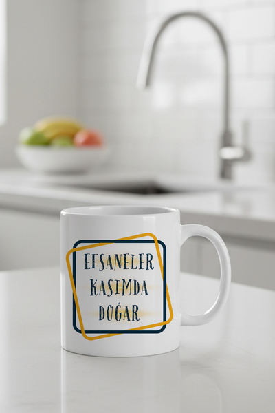 qoeuyl boutique Quadrilateral Legends Are Born in November Printed Birthday Gift Mug