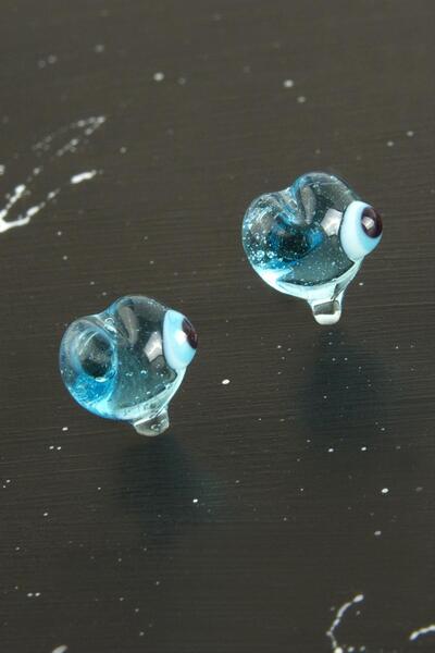 ZERO LAND Techmrt Penguin Cam (212154) Earring-Light Blue