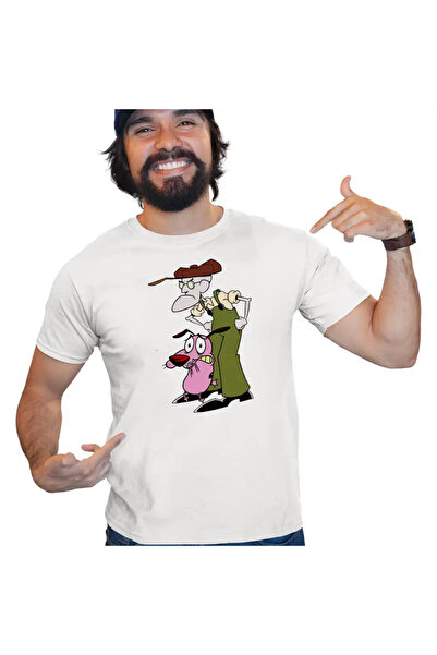 OEM Tricou Barbati Curaj Cainele Fricos Bunicu Beagle