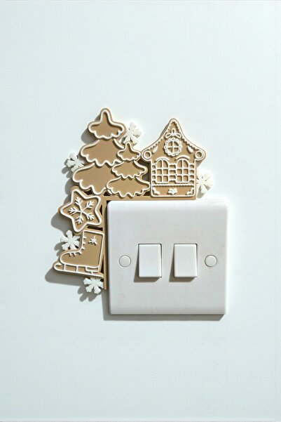 tredblock Yılbaşı Zencefilli Kurabiye Işık Anahtarı Köşeliği Dekoru Yılbaşı S...