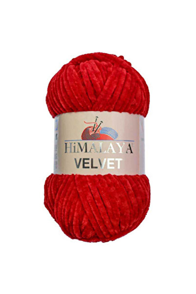 Himalaya Velvet Velvet Knitting Yarn 100% Micro Polyester 100g Soft, Thick and Shiny Texture-90018
