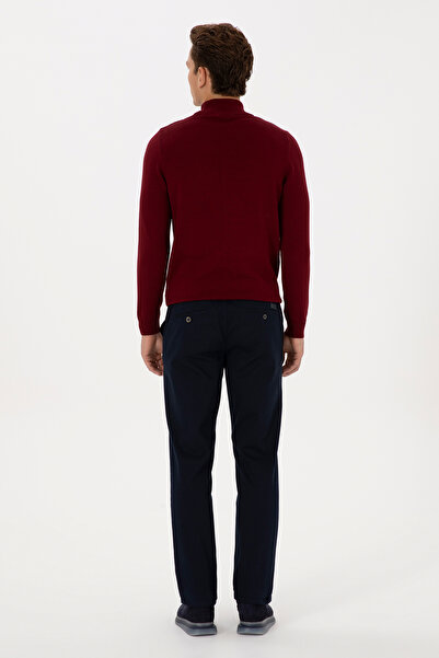 U.S. Polo Assn. Men's Navy Blue Canvas / Chino Trousers 50311604-Vr033