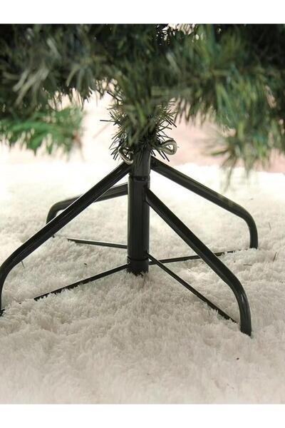 OEM Artificial Christmas Tree 120 cm with Cones and Red Fruits, Stable Metal Stand, Christmas Decoration