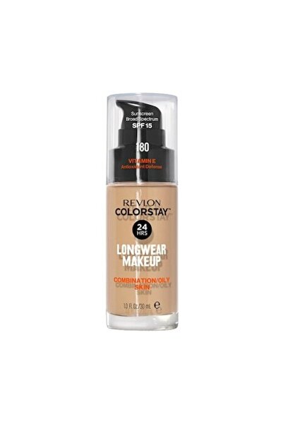 Revlon Fond de ten ColorStay Mixt/Uleios SPF 15 180 Bej Nisipiu, 30 ml