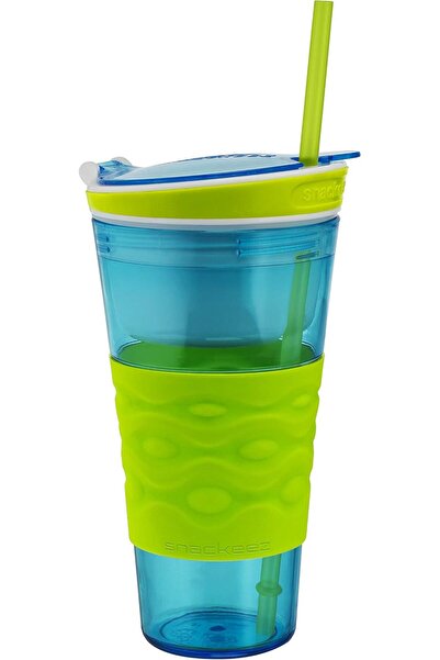 Other Snackeez Snack and Drink Cup with Travel Straw , Plastic