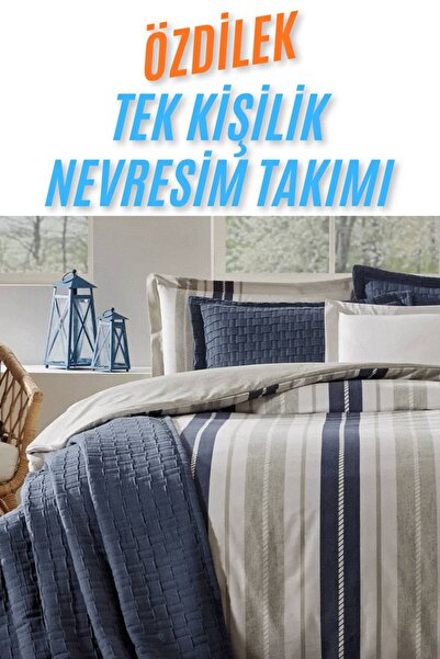 Özdilek 100% Cotton Single Duvet Cover Set (3 Pieces) Limited Stock