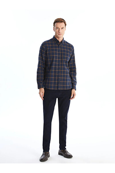 LC Waikiki Regular Fit Long Sleeve Plaid Men's Shirt