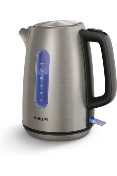 Philips Stainless Steel Kettle Viva Collection - 2200W, 1.7L - HD9357/12