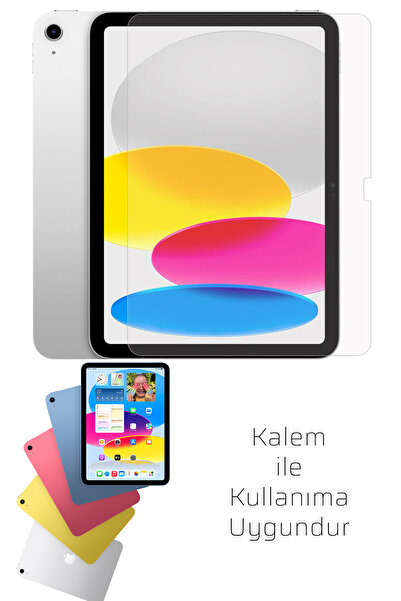 ADR Phone Accessories iPad 11. Nesil A16 11 İnç / 10. Nesil 10.9 İnç Uyumlu Nano 9H Şeffaf Kırılmaz Ekran Koruyucu