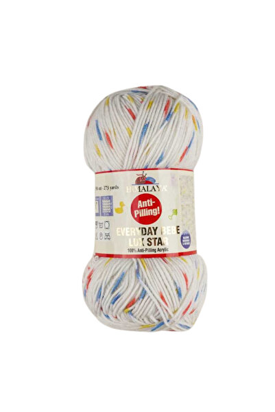 Himalaya خيط أكريليك مضاد للتكتل بنسبة 100% من إيدي داي بيبي لوكس ستار، 5 عبو...