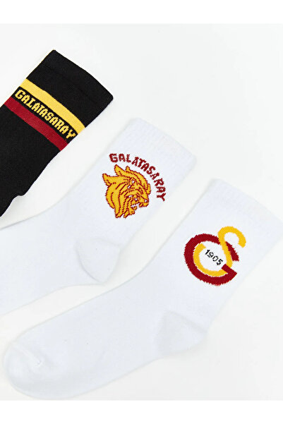 LC Waikiki Galatasaray Desenli Erkek Çocuk Soket Çorap 5'li