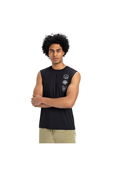 Quiksilver Tricou negru pentru bărbați Lap Time Muscle BĂRBAȚI tricou EQYKT04376