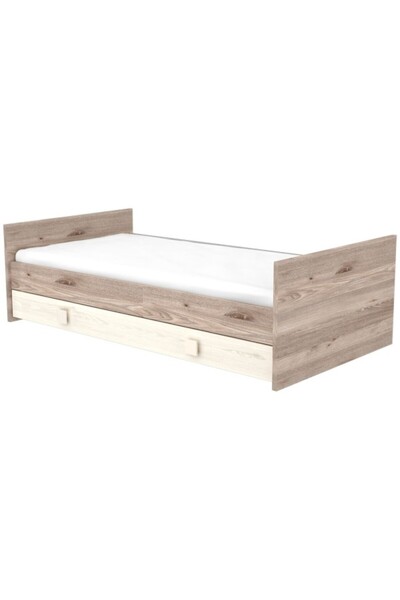 Hubners Sofia convertible wooden cot with drawer 140x70 cm cream sand