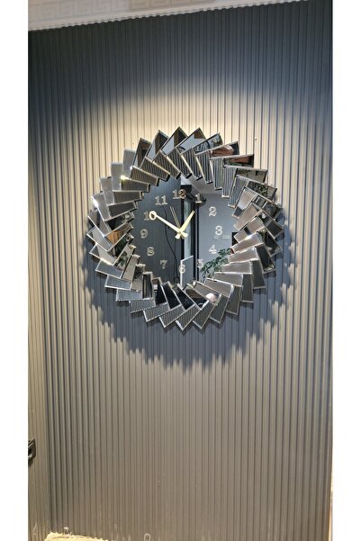 TEKNİK AYNA CAM SANAYİ YELPAZE BRONZ DUVAR SAATİ