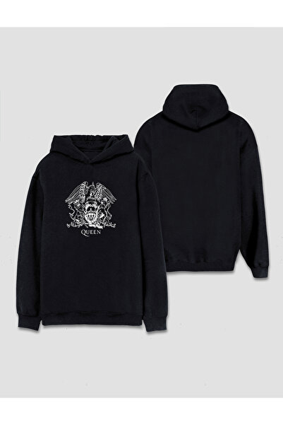 Darkia Queen Music Band Logo Design Printed Hooded Sweatshirt Hoodie