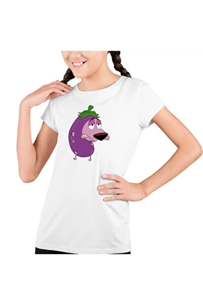 OEM Tricou Copii Fete Curaj Cainele cel Fricos Vanata Cartoon