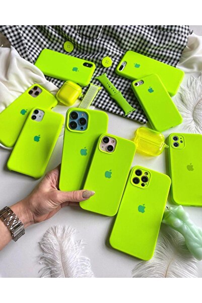 Apple Crazy Green Microfiber Silicon Interior Case iPhone 7, 8 Plus