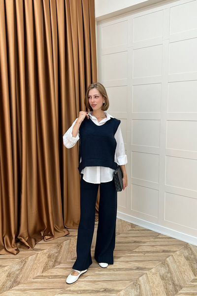 Stilife Венера Трикотажний комплект синього кольору