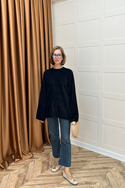 Stilife Πουλόβερ Leyal Knitwear Μαύρο