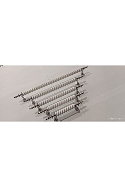 Arion EMİR 5 AD. BEYAZ KROM 64 MM Metal Vidalı KULP Dolap,şifonyer,ünite,komi...