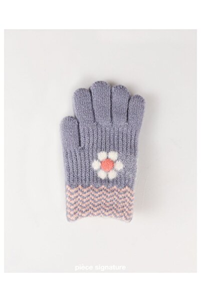 PIECE SIGNATURE 95% Acrylic 5% Elastane, Girls' Gloves (4-8 Years Old)