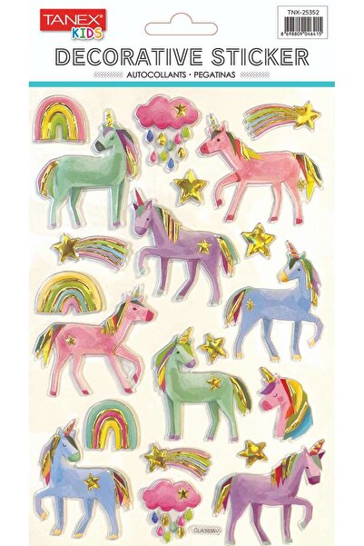 Tanex Cute Unicorn Series Puffy Sticker Tnx-25352