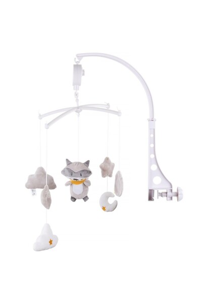 Chipolino Raccoon musical crib carousel