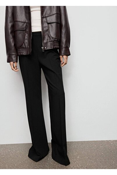 MANGO Woman High Waist Flare Pants