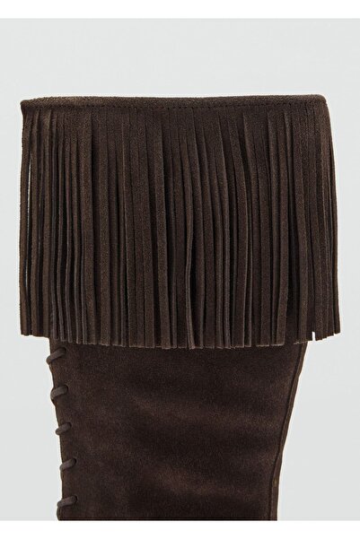 Mango Teen Püsküllü deri çizme