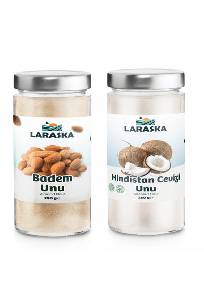 Laraska Glutensiz Un Seti Badem Unu 250g Hindistan Cevizi Unu 250g