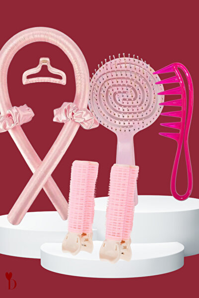 DAMİ 8 Piece Curler Set / Hair Styling Set Wavy - Voluminous