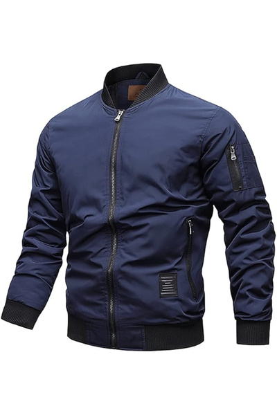 OEM Men's thin spring lightweight essential casual jacket 4XL