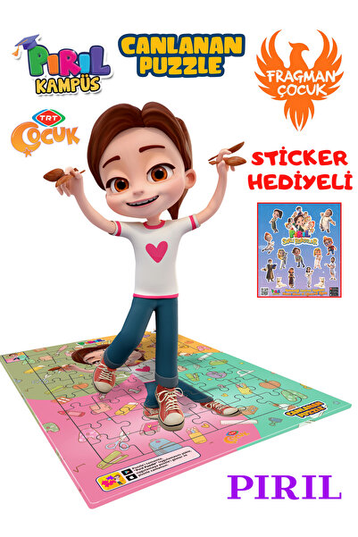 TRT ÇOCUK PIRIL Pırıl Canlanan Puzzle - Pırıl Silifke